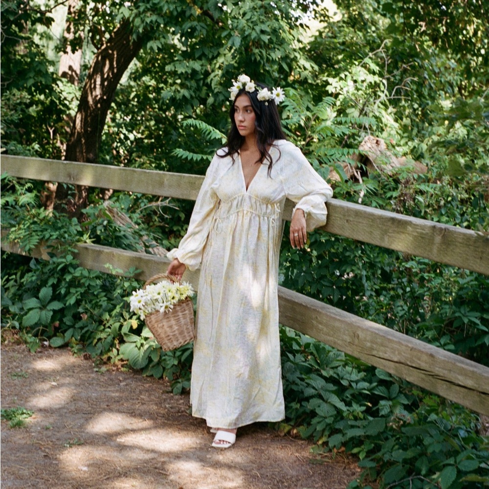 H&M Floral Long Sleeve Dress